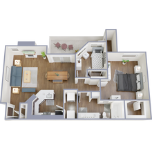 1x1 D 0435 floor plan